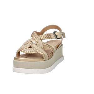 รองเท้าส้นเตารีด Stonefly Donna สีเบจทอง ส้นสูง 5 ซม. ไซส์ 38 - Product Image 5