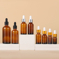 Luxe fantaisie 5ml 10ml 15ml 20ml 30ml 50ml 100ml compte-gouttes anti-humidité cosmétique ambre cheveux visage verre sérum bouteille