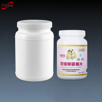 Proteína de suero de plástico blanco contenedor botella de HDPE de Comercio de Alibaba de proveedor de 2500ml HDPE blanco tabletas botella de píldoras
