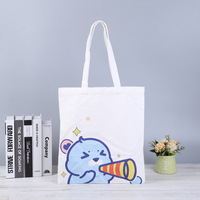 Sacs pour femmes bon marché logo personnalisé uni imprimé gros sac fourre-tout en toile de coton vierge de qualité avec impression sacs en toile de coton