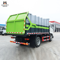 Camion de transfert de déchets HEAVSTY 3950, entreaxe 16 mètres cubes, diesel, neuf, entièrement scellé, chargement arrière, 4x2, Dongfeng Kinland
