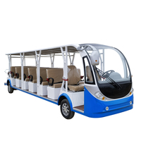 Bus électrique touristique 23 places, véhicule de navettage personnalisé directement de l'usine pour les stations balnéaires, hôtels, parcs, aéroports et communautés