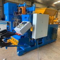 Machine de fabrication de briques et de blocs hydraulique semi-automatique intelligente RPT10-15 avec système PLC, moulage en 15-20 secondes