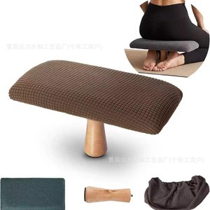 <b>Wooden</b> Single Leg Meditation <b>Stool</b> With Thick Cotton Cushion Modern Home Sitting <b>Stool</b> Durable Living Room Furniture - Product Image 5