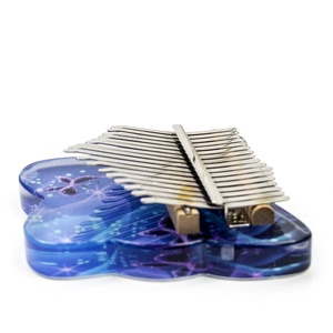 Kalimba de cristal transparente de 17 tonos, piano de pulgar acrílico, piano de dedo portátil para principiantes, amantes de la música, instrumento musical, regalo - Product Image 3