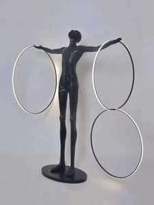 Bắc Âu hiện đại tác phẩm điêu khắc đứng đèn sảnh khách sạn sảnh bộ phận bán hàng trung tâm mua sắm Đèn sàn - Product Image 6