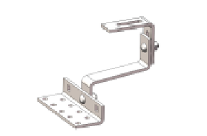 Module solaire crochet de <span class=keywords><strong>toit</strong></span> en tuile plate en métal PV structure réglable crochet en métal - Product Image 3