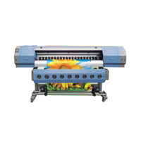 Impresora solvente ecológica allwin, máquina de alta resolución para publicidad al aire libre, 4H, i3200, E1