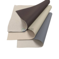 Cuero Sintético de PVC de 0.9mm con Patrón de Color Personalizado OEM, Resistente al Desgaste, para Cubiertas de Cuadernos, Interiores de Automóviles y Sofás