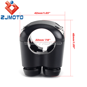 Cafe Racer <span class=keywords><strong>Vintage</strong></span> Retro Motorcycle Switch Turn Light Beam clacson pulsante 4 M-Button 7/8 "1" bar 22mm 25mm manubrio - Product Image 5