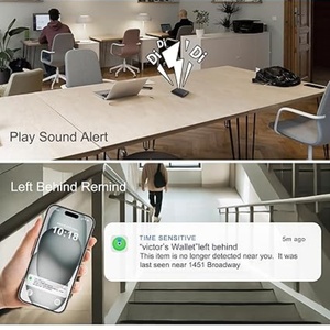 Boshiho RFID <b>Wallet</b> <b>Smart</b> Pop Money Clip Anti-theft Remote GPS Money Clip Pop up Tracker Microfiber Card Holder <b>Wallet</b> - Product Image 4