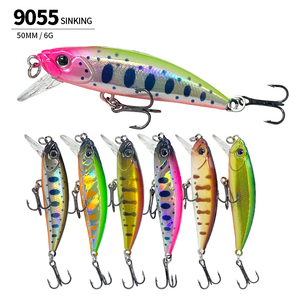 Pesca giappone 50mm 6g pesciolino richiamo trota d'acqua dolce che affonda esca Pesca Pesca artificiale esca dura Mini Minnow - Product Image 1