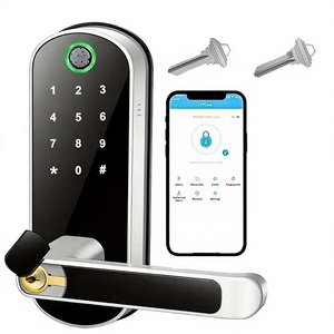 Cerradura Inteligente para Puerta de Madera con Lengüeta Única, con App Tuya y Nube para Casa, Hotel, Apartamento - Product Image 2