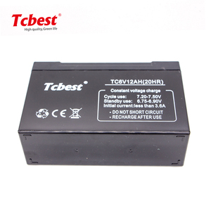 鉛蓄電池TC6120 <span class=keywords><strong>6V</strong></span> 12Ah汎用電池OEM緊急照明用 - Product Image 3