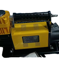 Compresseur d'air portable en métal 4x4 12V DC, 160L/min, manomètre numérique, double cylindre, mini gonfleur de pneus de voiture électrique
