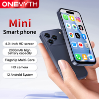Nuevo ONEMYTH Orange A18 Pro 2026, Pantalla de 4.0 Pulgadas, Sistema Android 12.0, Batería de 2000 mAh, Red 4G, Doble SIM, Mini Smartphone 4G