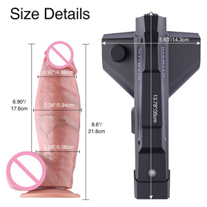Hismith <span class=keywords><strong>Lube</strong></span> Launcher 2.0 Pro 200 mL Grande Capacité avec Dildo en Silicone de 8,6 pouces Longueur Insérable de 6,9 pouces avec Système KlicLok - Product Image 1