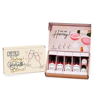 Caja de Regalo con Decoraciones para Cócteles Espumosos, Decoraciones de Cristal Hechas a Mano con Mandarina, Fresa, Pomelo y Perlas - Mezclador de Bebidas Gourmet - Product Image 1