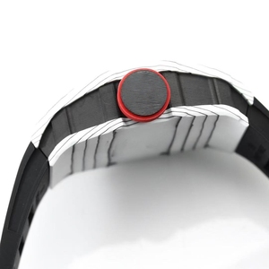 Montre sport pour homme avec logo personnalisé, mouvement mécanique à cadran ajouré, design haut de gamme, matériau en fibre de carbone, fabriquée en Chine - Product Image 2
