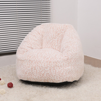 Meubles de salon nouveau Design pouf chaise doux grain de léopard canapé en mousse pour enfants adultes le canapé paresseux canapé en mousse sac