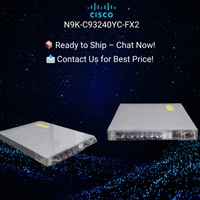 Commutateur de Niveau 3 Cisco N9K-C93240YC-FX2 Série Nexus 9300 48x25G + 12x100G QSFP avec Garantie d'un An, Prêt à Expédier, Compatible SNMP