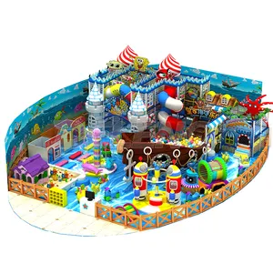 有趣的小海洋主题室内游乐场带球池儿童室内游乐场带球池