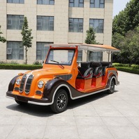 Modelo popular Electric Tour Car Vintage Classic Car Tour Bus Electric Sightseeing Vehicle