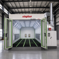 Vente directe usine : Cabines de peinture automobiles au gaz naturel Elite 43 kW 80 ° Cabine de peinture automobile haute performance C Baking Paint Booth