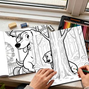 <span class=keywords><strong>Libro</strong></span> para Colorear Personalizado con Diseños de Perros, Cuadernos al por Mayor para Aliviar <span class=keywords><strong>el</strong></span> Estrés y Relajar la Mente y <span class=keywords><strong>el</strong></span> <span class=keywords><strong>Cuerpo</strong></span>, Regalo para Amigos/Compañeros - Product Image 2