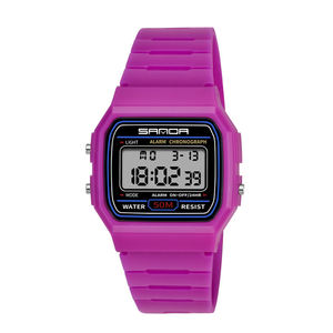 Montre-bracelet en <span class=keywords><strong>silicone</strong></span> coloré pour hommes, accessoire numérique led de sport, vente en gros en chine, - Product Image 1