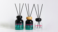 Nouveau design 50ml Parfum Parfum Diffuseur Bouteille Aroma Vide De Luxe Reed Diffuseur Bouteille