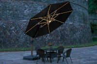 Parasol de Terrasse Extérieure, Parapluie Romain de Plage avec Franges, Fabricant de Chaises de Camping Extérieur avec Parapluie