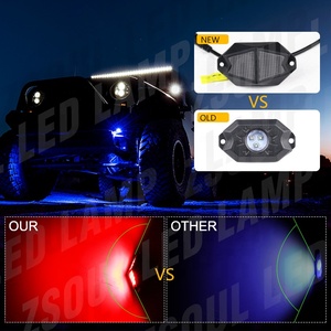 4-12 vỏ rgb 16 triệu màu led ứng dụng điều khiển rgbw màu trắng tinh khiết xe led rock ánh sáng underglow decking đèn kit - Product Image 5