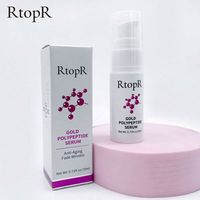 Serum wajah grosir terbaik rtopr gold polypeptide serum pembersih kulit, perbaikan pori-pori, melembapkan, dan anti-penuaan.