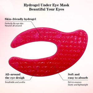 Masque pour les yeux en hydrogel végétalien 24k avec logo personnalisé, Centella, vitamine C pour une hydratation nocturne, traitement <span class=keywords><strong>anti</strong></span>-rides et cernes - Product Image 4