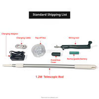 Pistolet à colle pour câbles à fibres optiques invisibles FIBERVISION FV905-ICGG-03 pour l'installation FTTH/FTTR, outil de routage auto-adhésif pour intérieur