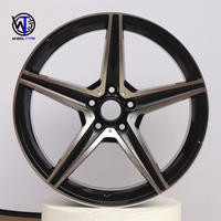 Velg Roda Tempa 15 16 17 18 19 20 -24 Inch Rines Kustom Lima Palang Jante 5x112 mm 6061-T6 Paduan Aluminium Pelek Mobil
