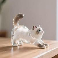 Nouveau Porte-clés Transparent pour Poils de Chat, Pendentif Commémoratif, Boîte de Rangement Décorative, Sac Capsule pour Stocker les Poils de Chat, Multi-Fêtes