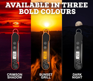 Termómetro digital impermeable para alimentos líquidos de carne de respuesta rápida para cocinar Parrilla de barbacoa con retroiluminación - Product Image 4