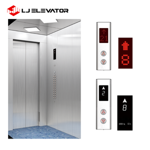 Elevador de pasajeros para 8 personas Elevador de pasajeros al aire libre Independiente con eje de aluminio de vidrio - Product Image 3