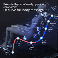 Fauteuil de massage électrique de luxe 8D à points fixes et 5D Shiatsu, corps entier, zéro gravité, IA, modèle 2026 DWJ M8, fabriqué en Chine, prix exceptionnel