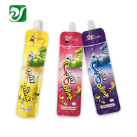 Fournisseur de sachets en plastique LDPE avec bec verseur pour jus, liquides et boissons, emballage Doypack