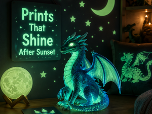 Filament d'imprimante 3D PLA 1,75 mm 1 kg qui brille dans le noir, effet de lueur nocturne, forte adhérence des couches pour figurines Bambu Lab Creality - Product Image 3
