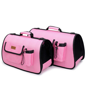 Cage with Locking Safety Zipper, <b>Waterproof</b> Portable Folding Pet Bag, Travel Carrier Cats Dogs Bag - Product Image 3