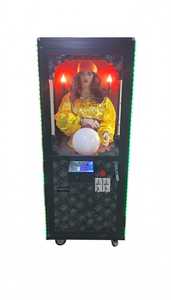 Machine de jeu de divination à monnayeur, jeu de mystère maison hantée, prise universelle 110-240V, en plastique avec lumière clignotante - Product Image 2