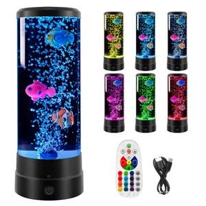 Fontaine d'eau de table à LED pour bureau à domicile, salon, intérieur, avec cascade et bulles, éclairage intelligent pour la maison - Product Image 1