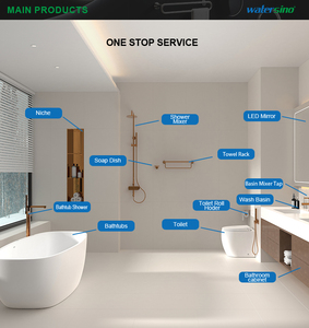 Grifo de Baño Multifunción de Pared, Acero Inoxidable con Acabado Dorado Cepillado, Juego de Ducha con Cabezal de Ducha y Ducha de Mano - Product Image 4
