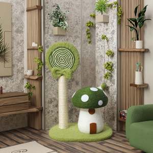Customizable Non-Shedding Sisal <b>Cat</b> <b>Tree</b> Scratcher Including Mushroom House <b>Cat</b> Climbing Frame for <b>Small</b> <b>Cats</b> Wholesale - Product Image 6