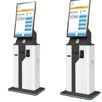 Moniteur tactile LCD, distributeur de cartes RFID, kiosque 32 pouces, Intel Core I3/i5/i7, Android, service en libre-service, enregistrement à l'hôtel