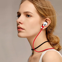 Écouteurs Bluetooth universels pour Apple AirPods, magnétiques, sportifs, en silicone, anti-perte, longue portée